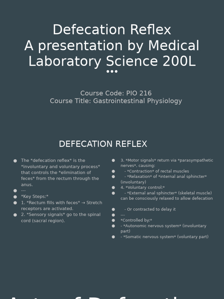 Defecation Refl-Wps Office | PDF | Rectum | Autonomic Nervous System