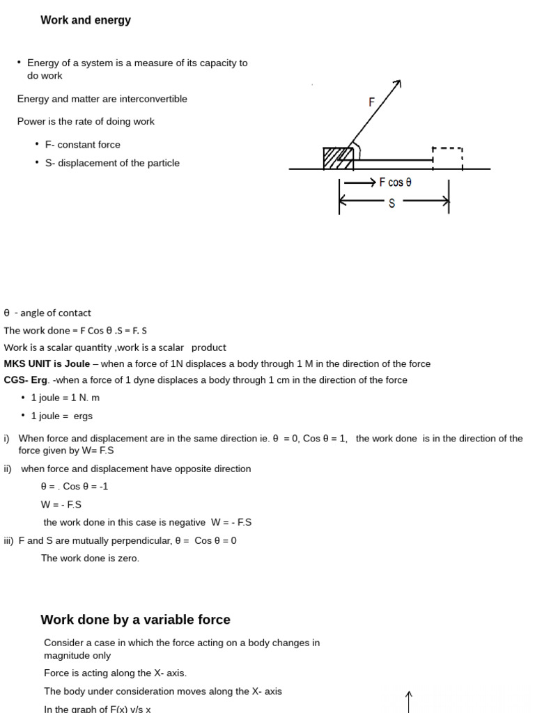 Work, Energy, and Momentum Explained | PDF | Force | Classical Mechanics