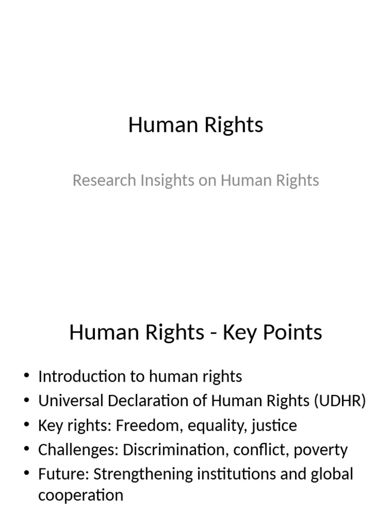 Human Rights Overview and Insights | PDF
