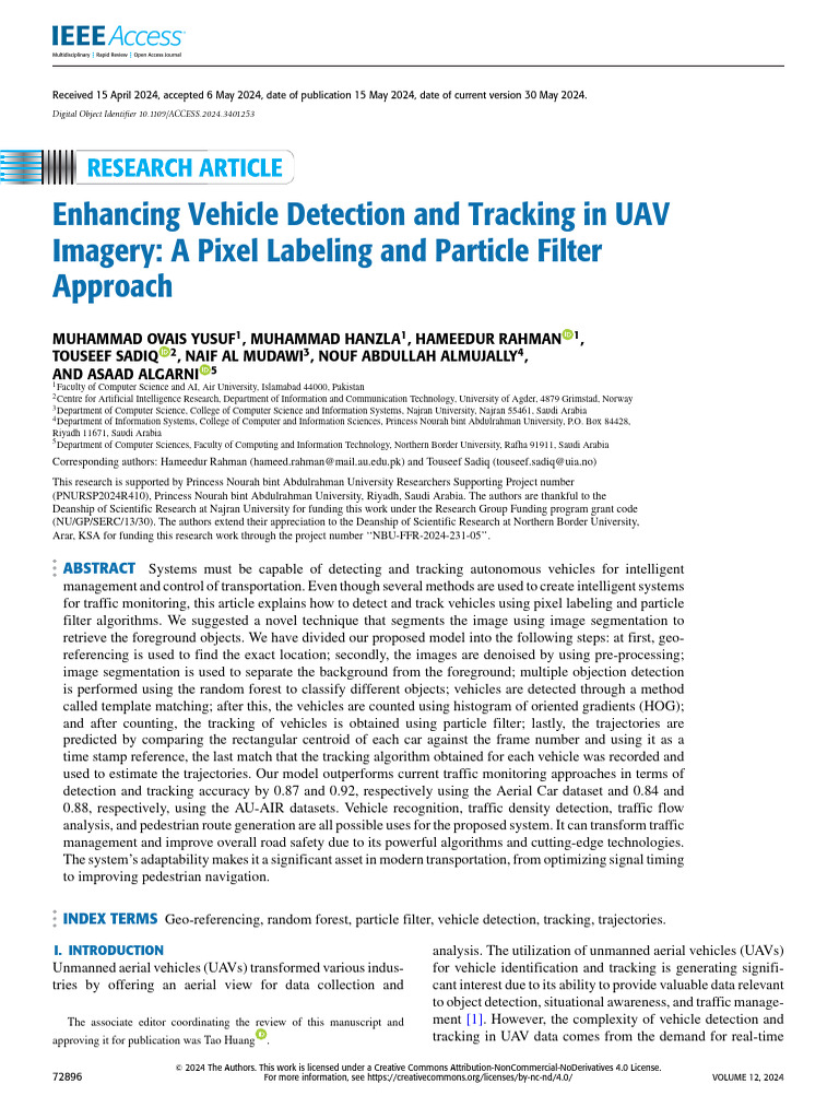 UAV Vehicle Detection and Tracking Methods | PDF | Image Segmentation ...