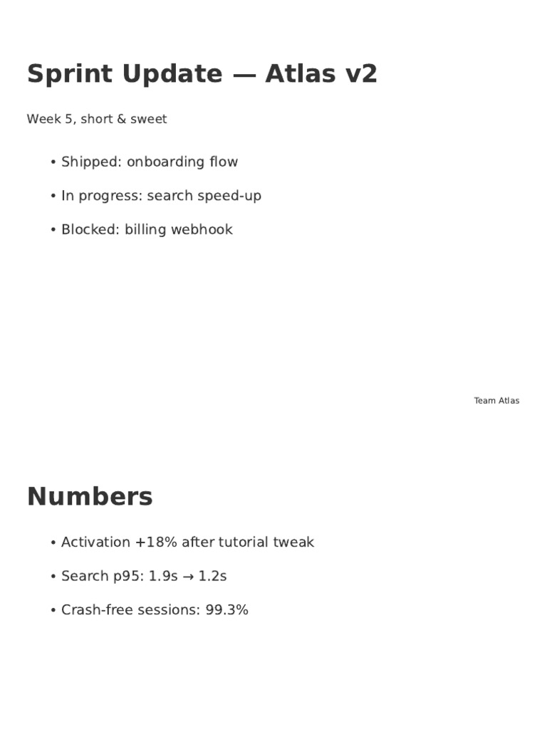 03 Project Update | PDF