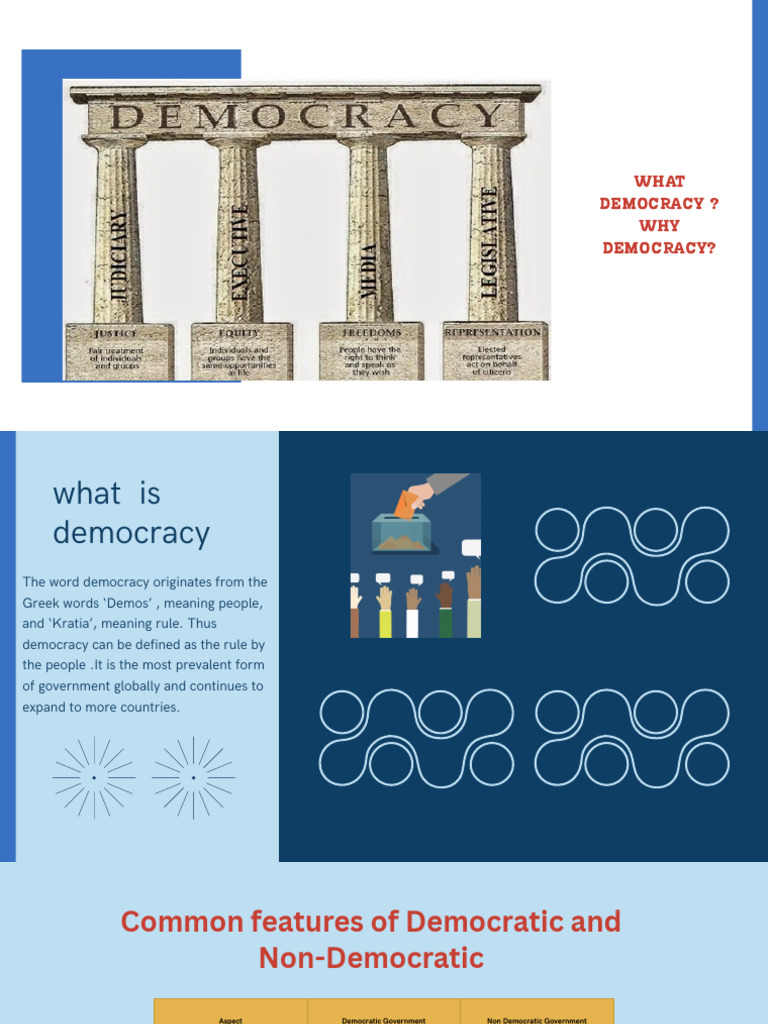 Understanding Democracy's Core Features | PDF | Democracy | Political ...