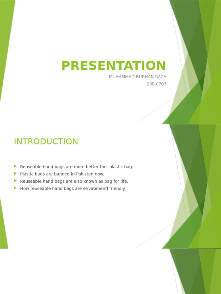 Presentation Burhan Raza | PDF