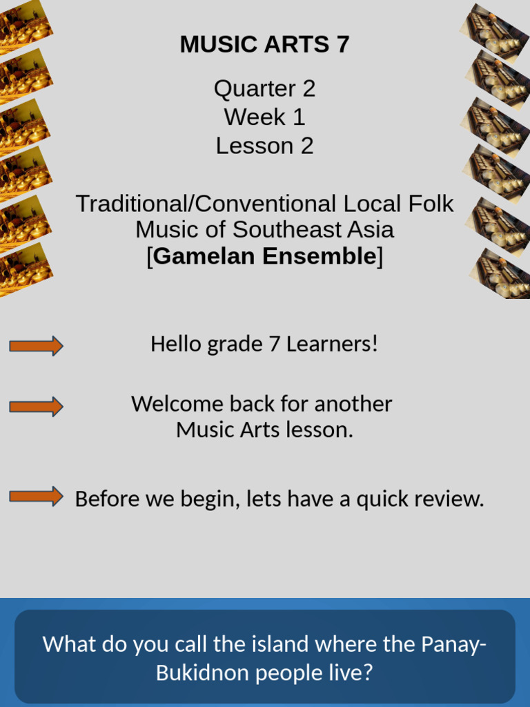 q2 PPT - Music-Arts 7 - Week 1 - Lesson 2 | PDF | Musical Instruments ...