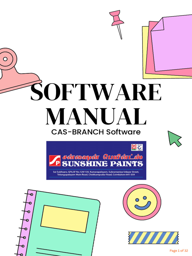 CAS-Branch Software User Manual | PDF | Graphical User Interfaces ...