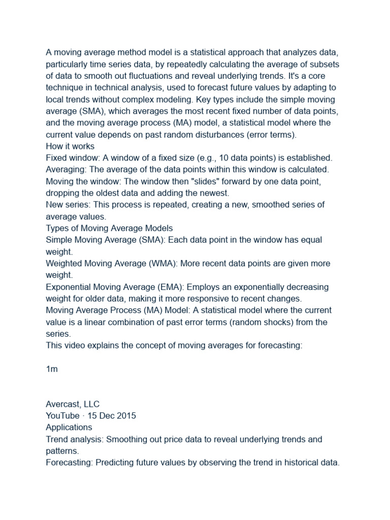 MovingAvg Notes by Professor - pdf1 | PDF