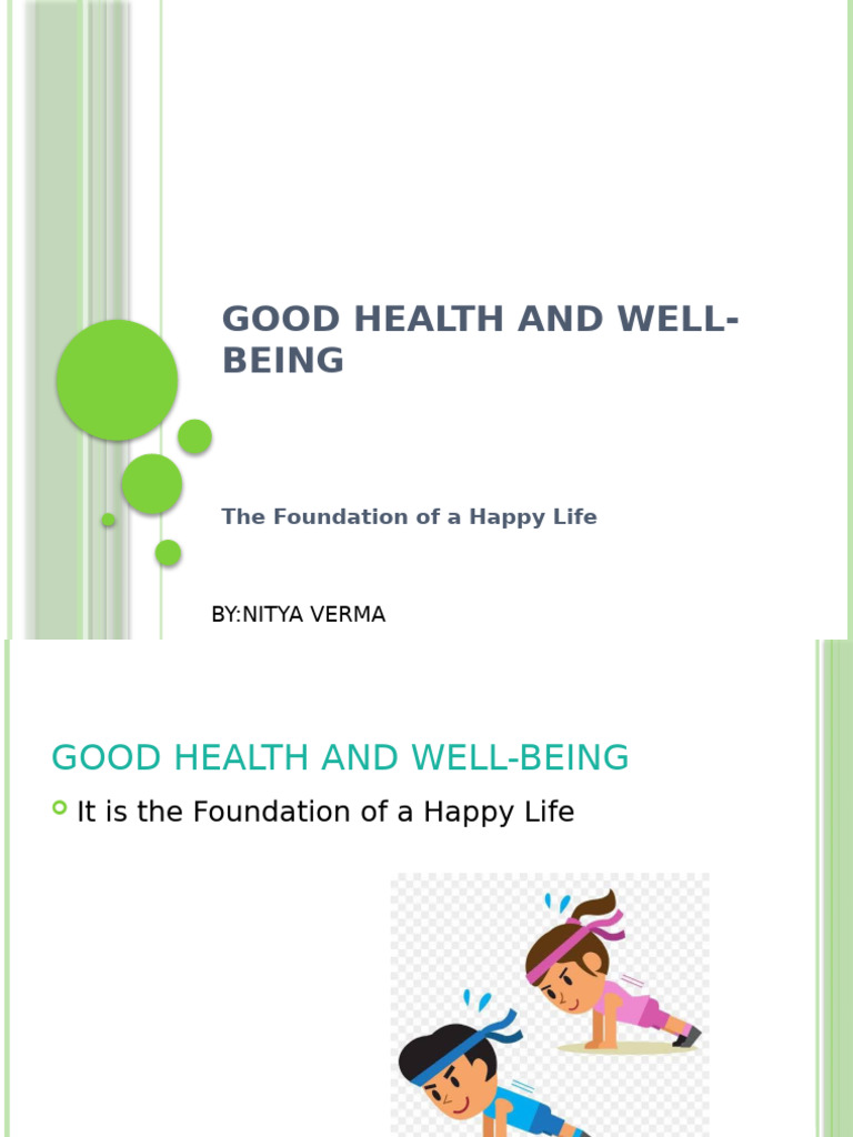 On Good Health and Well-Being | PDF