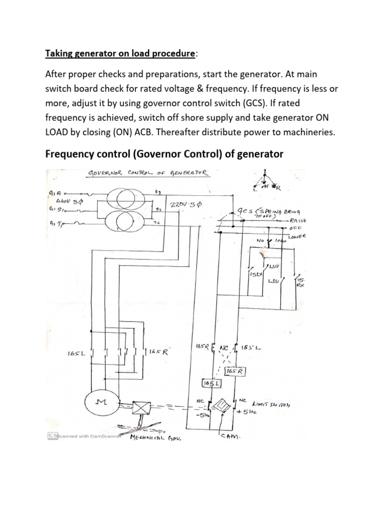 Generator Frequency Control Guide | PDF | Electric Generator | Mains ...