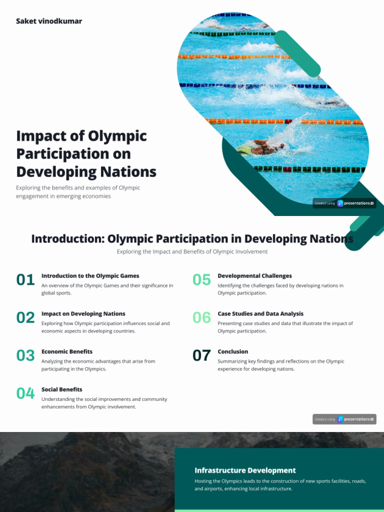 Olympic Participation in Developing Nations Presentation | PDF