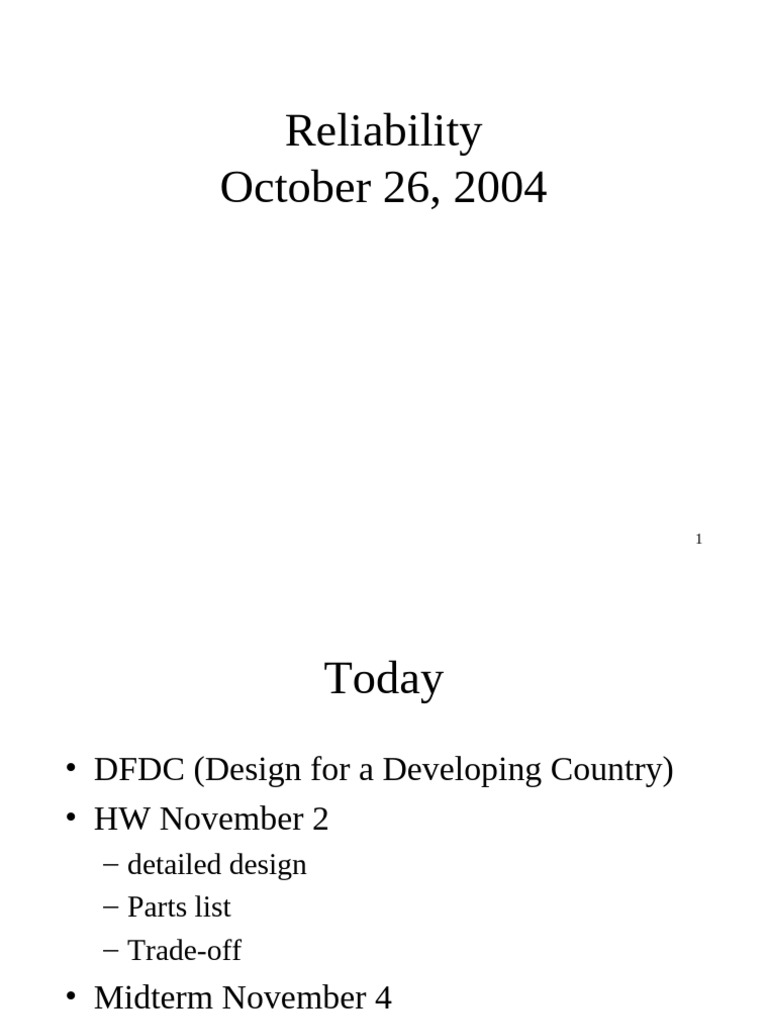 Enhancing Reliability in Engineering | PDF | Reliability Engineering ...