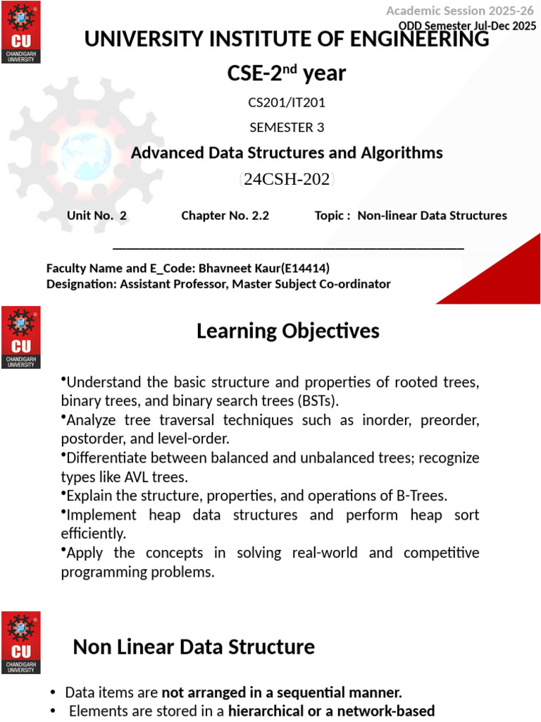 Non-linear Data Structures Overview | PDF | Theoretical Computer ...