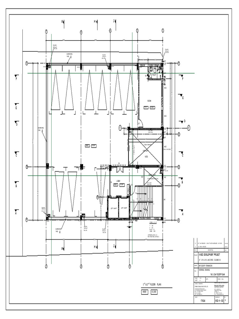 1st & 2nd Floor Plan for Mixed Development | PDF | Architectural ...