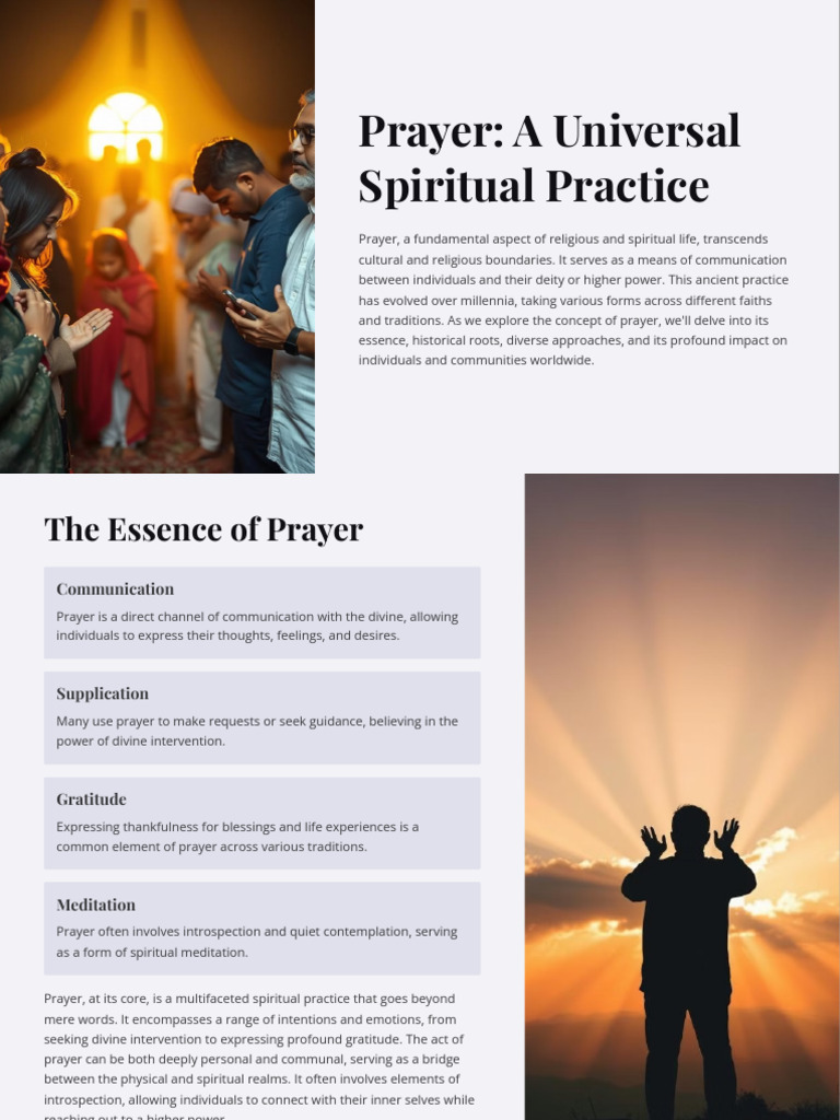 The Power and Practice of Prayer | PDF | Prayer | Spirituality