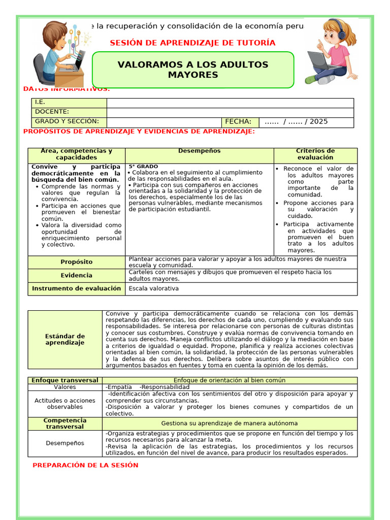 Adicional-Valoramos A Los Adultos Mayores | PDF | Vejez | Aprendizaje