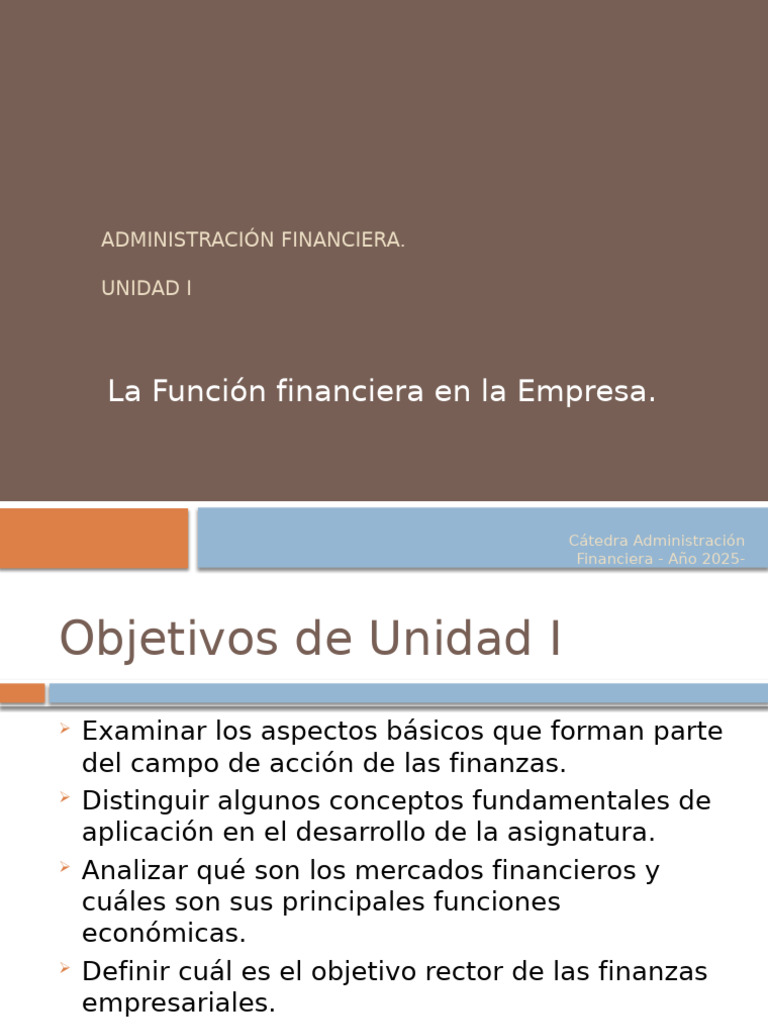 Unidad I. Material de Clase (1) | PDF | Business | Inversiones