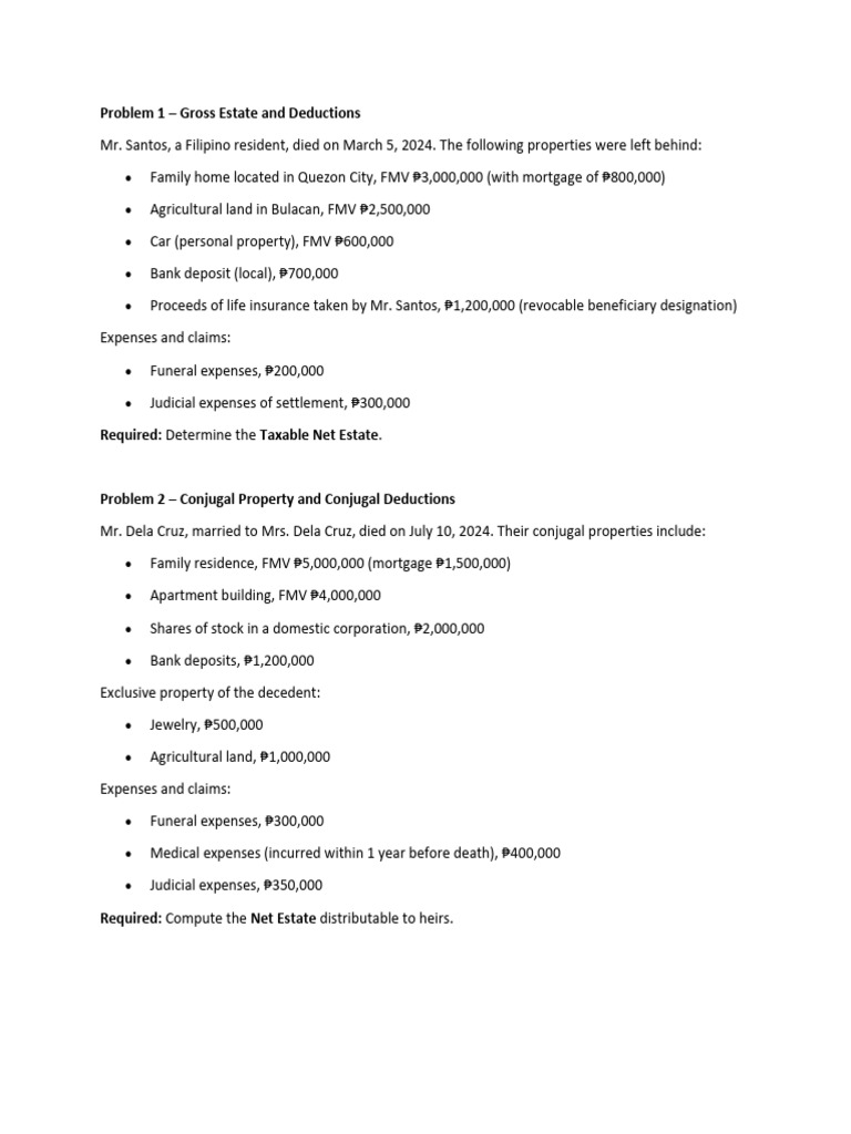 Estate Tax | PDF