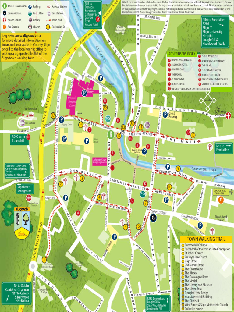 Sligo Town Map and Walking Trail | PDF