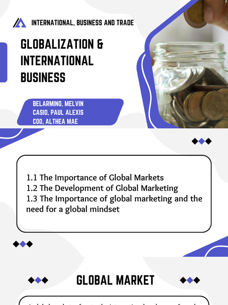 Globalization and International Business Insights | PDF | Mindset ...