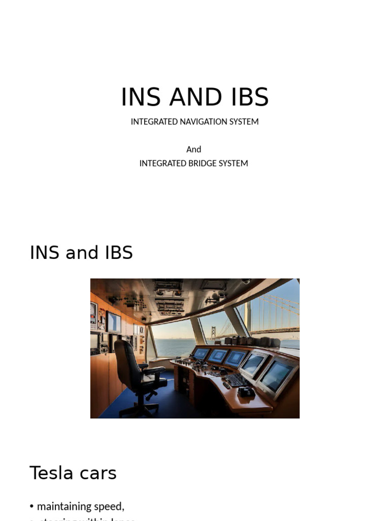 Integrated Bridge Systems Overview | PDF