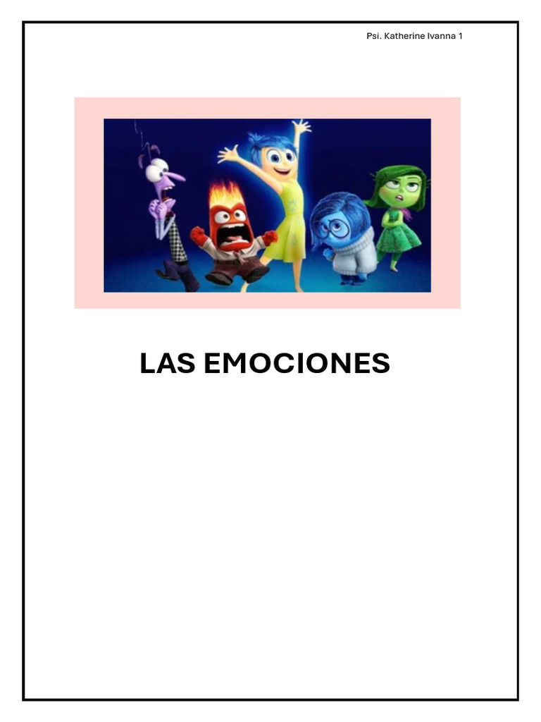 Actividades para Reconocer Emociones en Niños | PDF | Las emociones