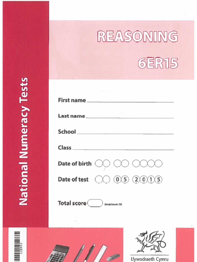 Year 6 Reasoning Test 2015 | PDF