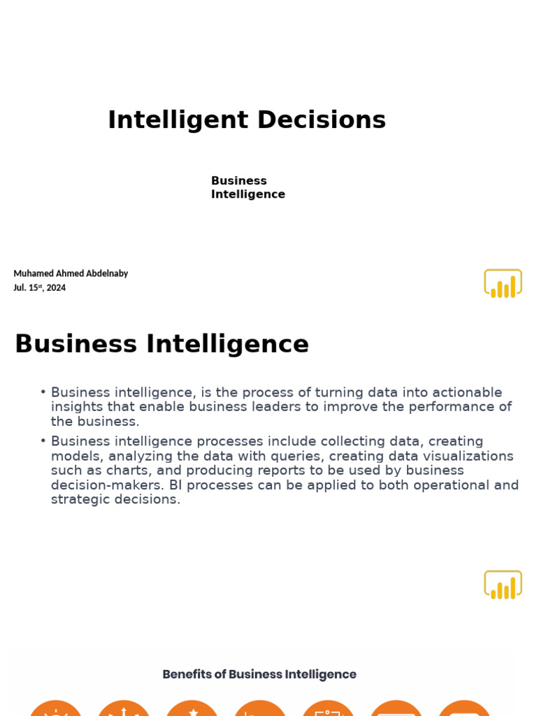 Business Intelligence Overview and Tools | PDF | Business Intelligence ...