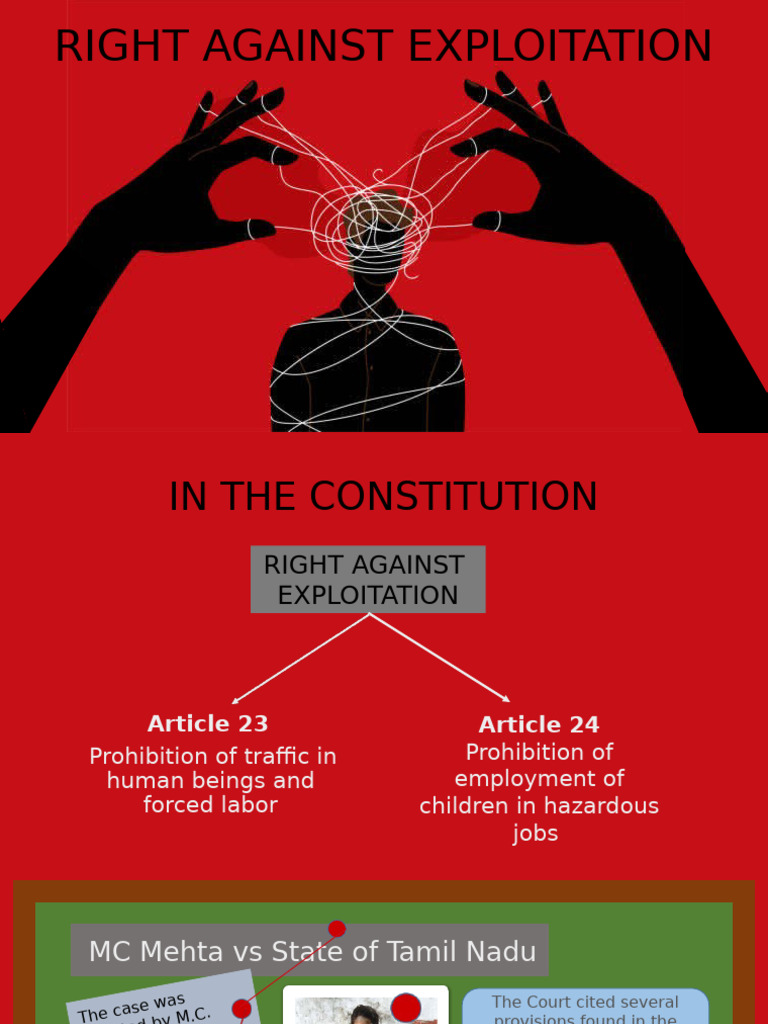 Right Against Exploitation-1 | PDF | Human Trafficking | Labor