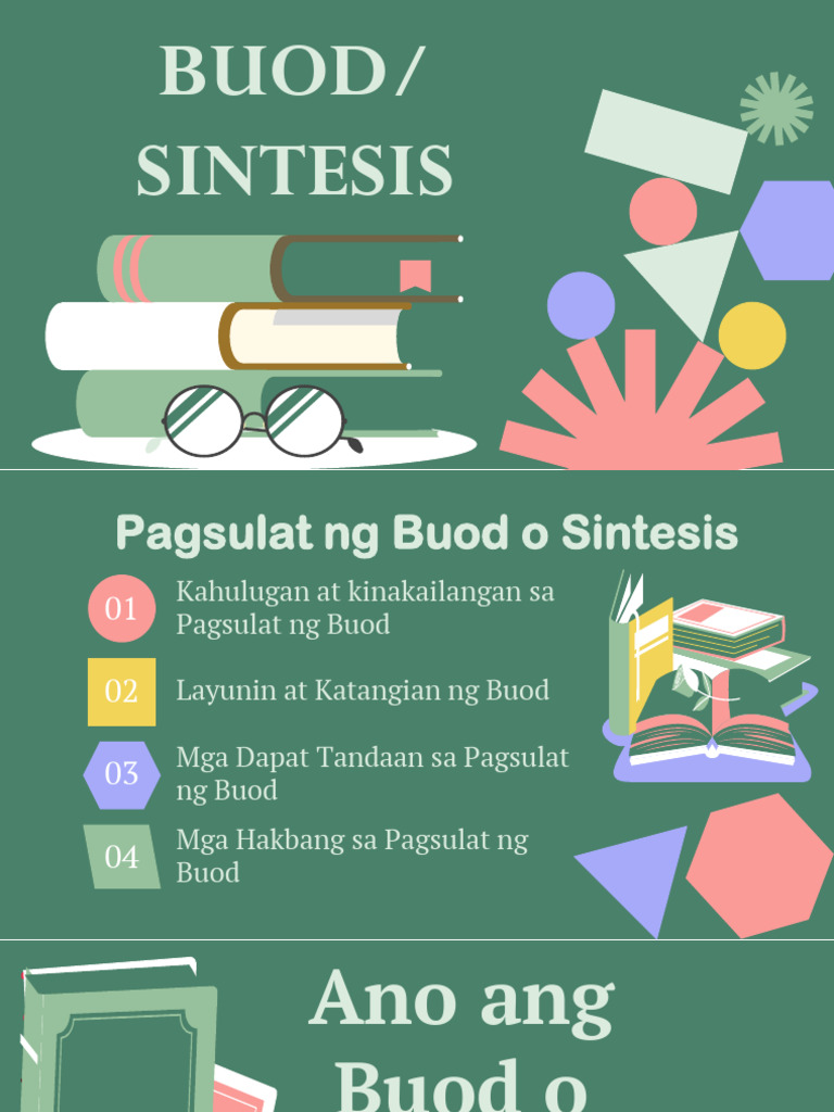 Pagsulat NG Buod | PDF