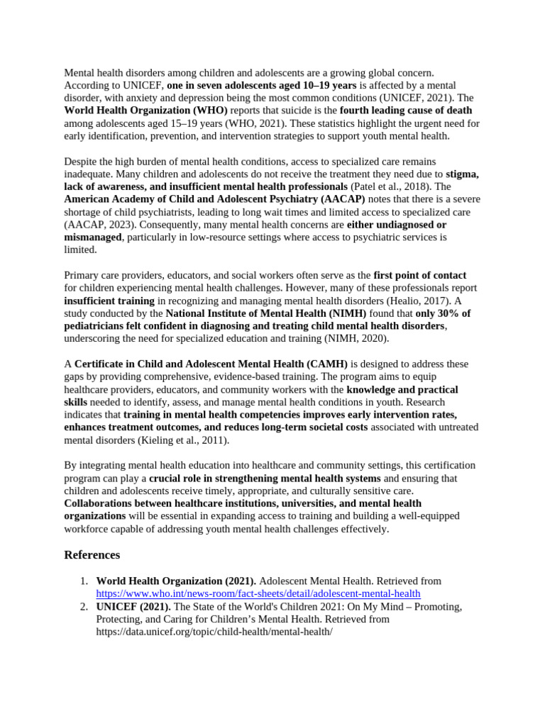 Mental Health Disorders Among Children and Adolescents Are A Growing ...