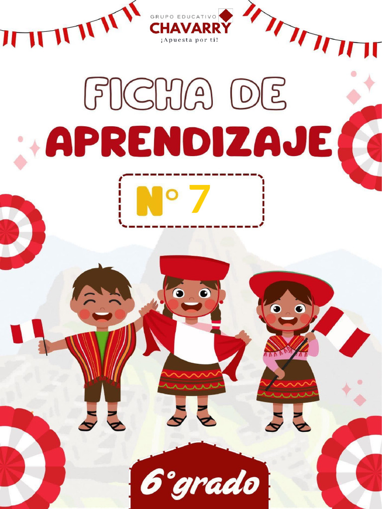 Ficha N°07-Matemática - 6to Grado | PDF