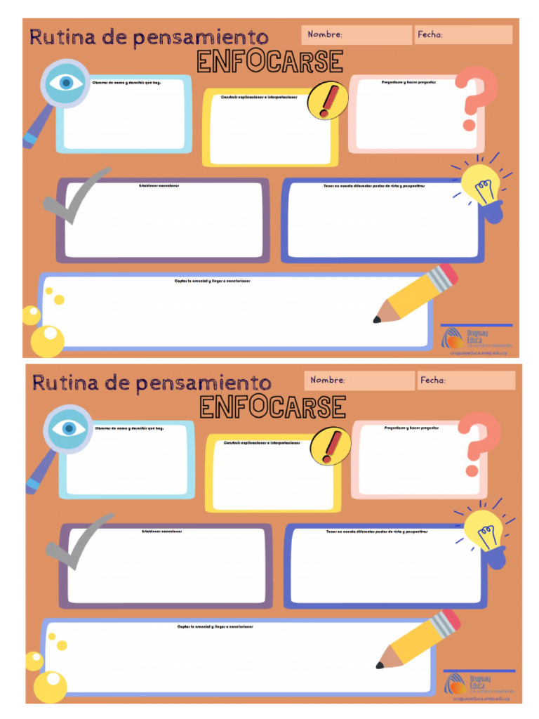 Rutina Enfocarse | PDF
