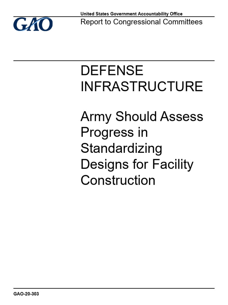 Army Facility Design Standardization Review | PDF | Government ...