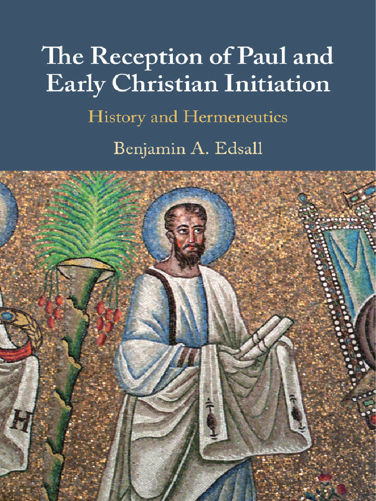 Early Christian Initiation and Paul | PDF | Paul The Apostle | Epistle ...