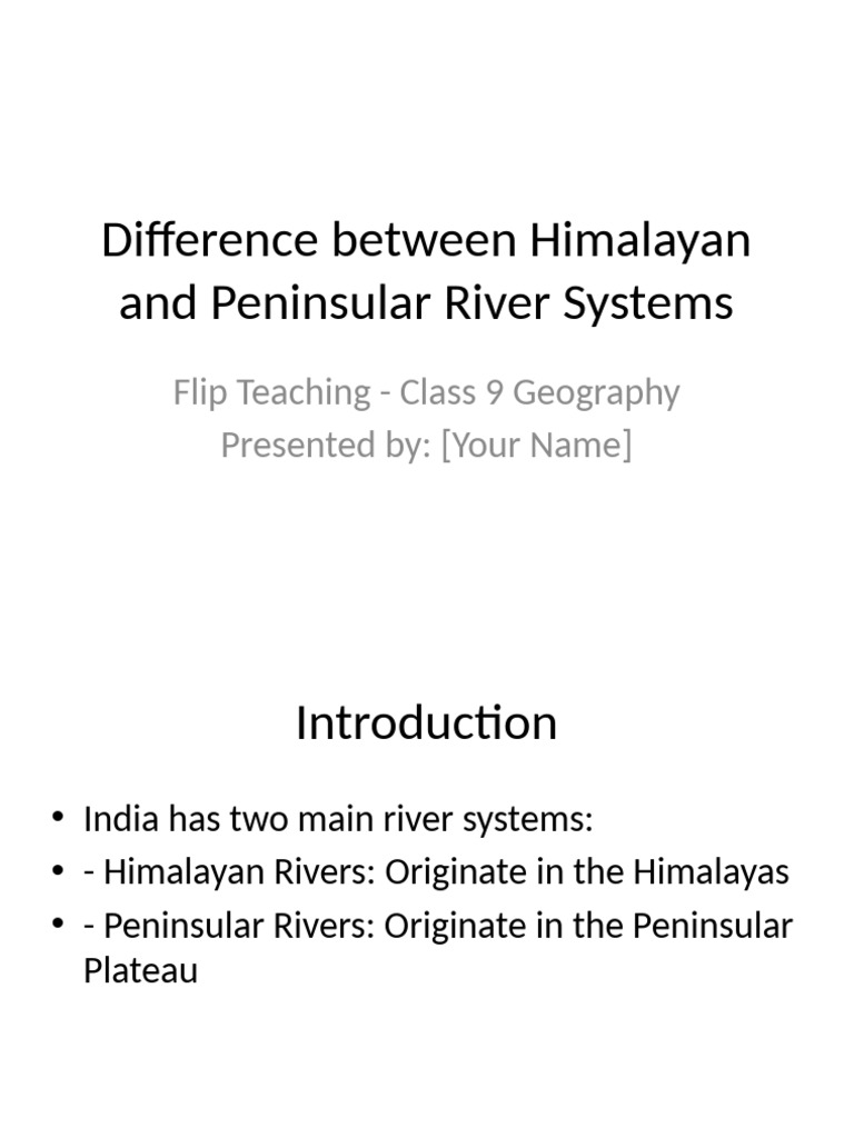 Flip Teaching River Systems Presentation | PDF