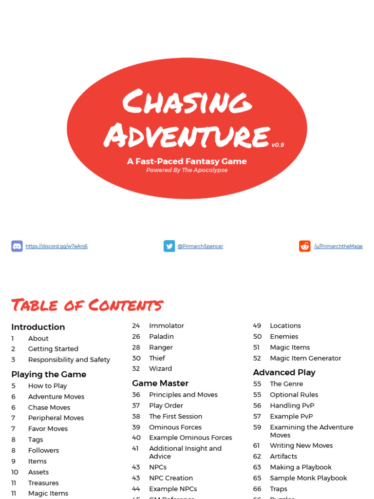 Fast-Paced Fantasy RPG Guide | PDF | Tabletop Role Playing Game | Role ...