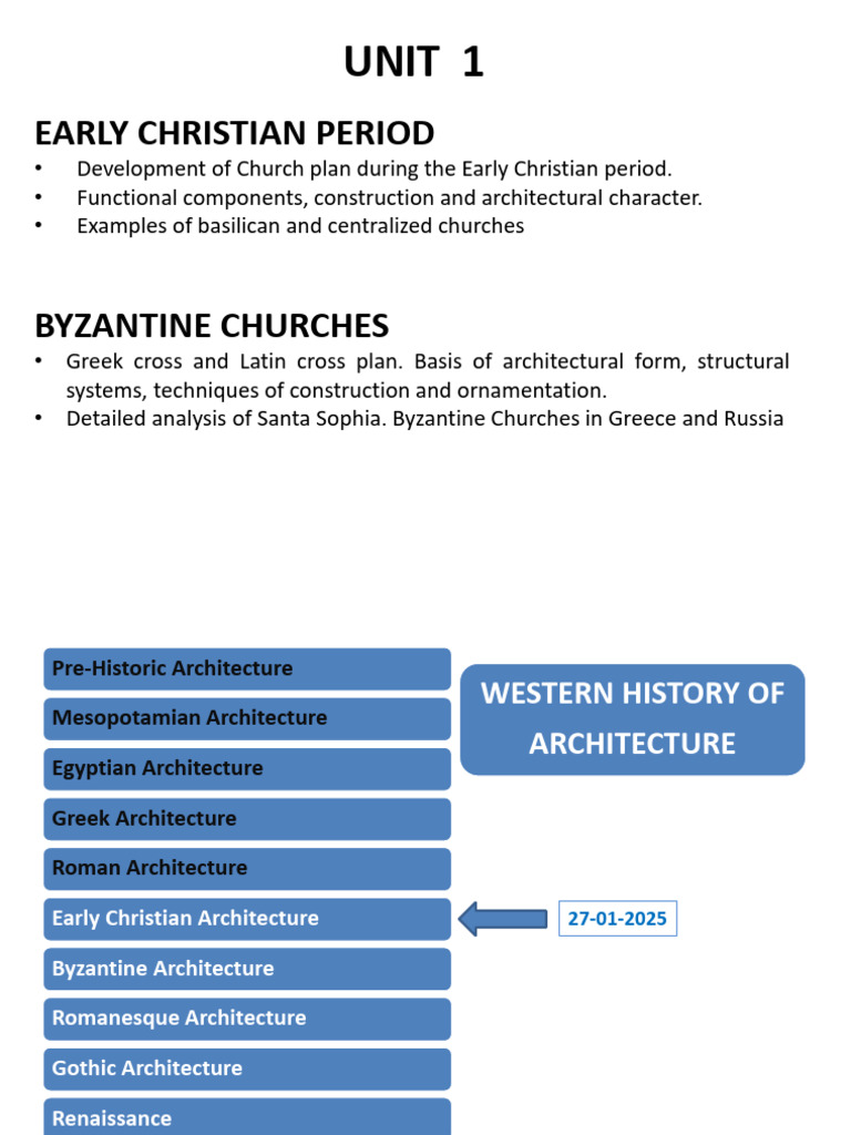 Early Christian Architecture Overview | PDF | Church (Building) | Mosaic