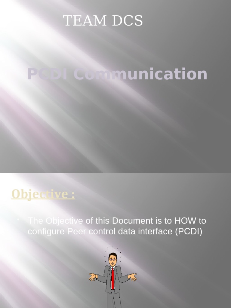 Configuring PCDI Communication Guide | PDF