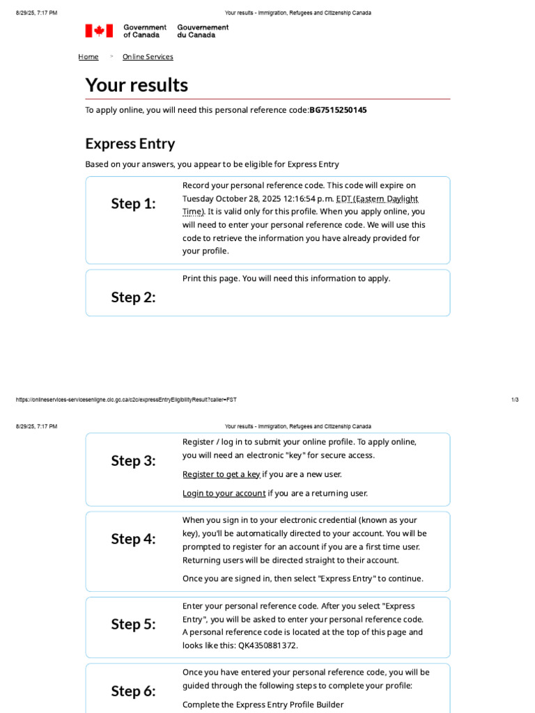 Where to Find Your Personal Code | PDF | Immigration | Government And ...