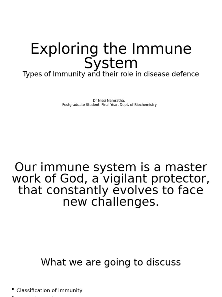 Types of Immunity Explained | PDF | Immune System | Adaptive Immune System