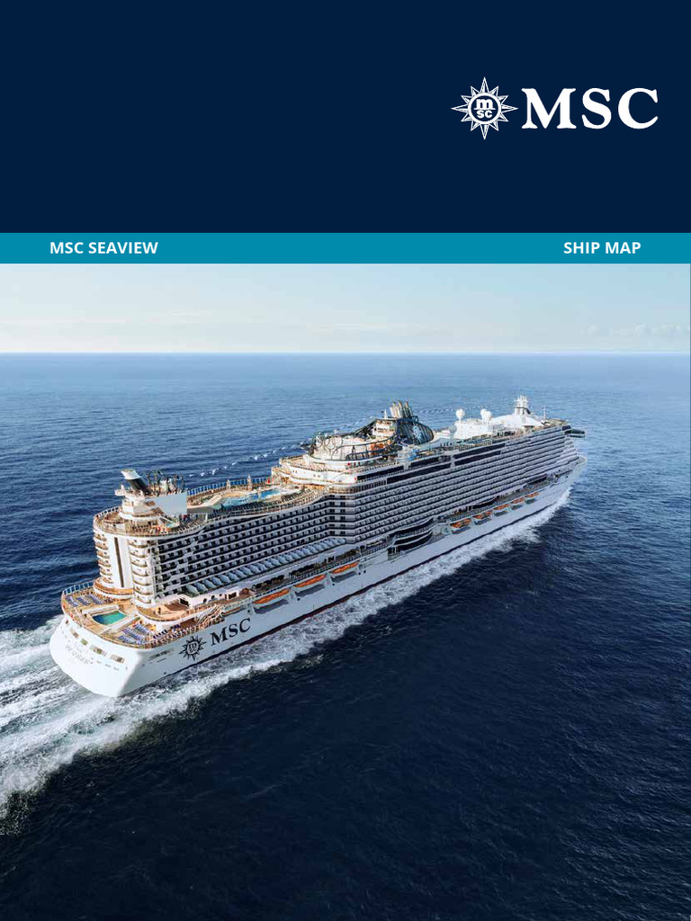 MSC Seaview Ship Map Overview | PDF | Restaurants