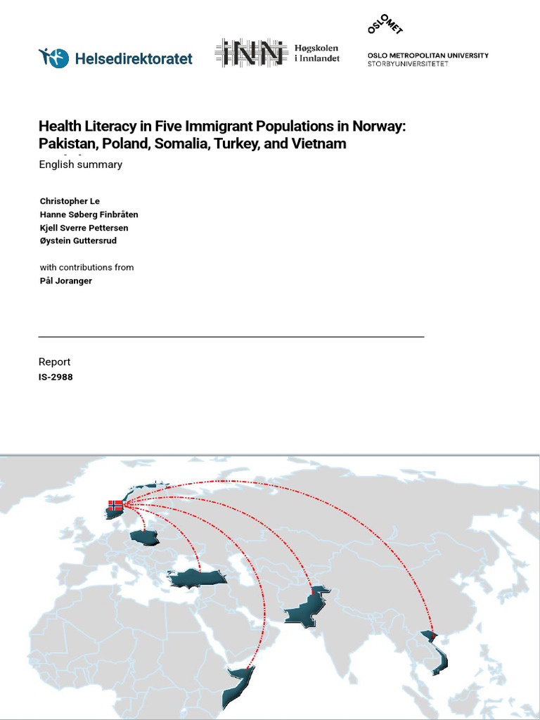 Health Literacy Among Immigrants in Norway | PDF | Literacy | Immigration
