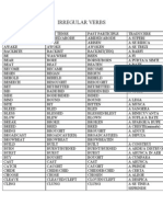 Irregular Verbs