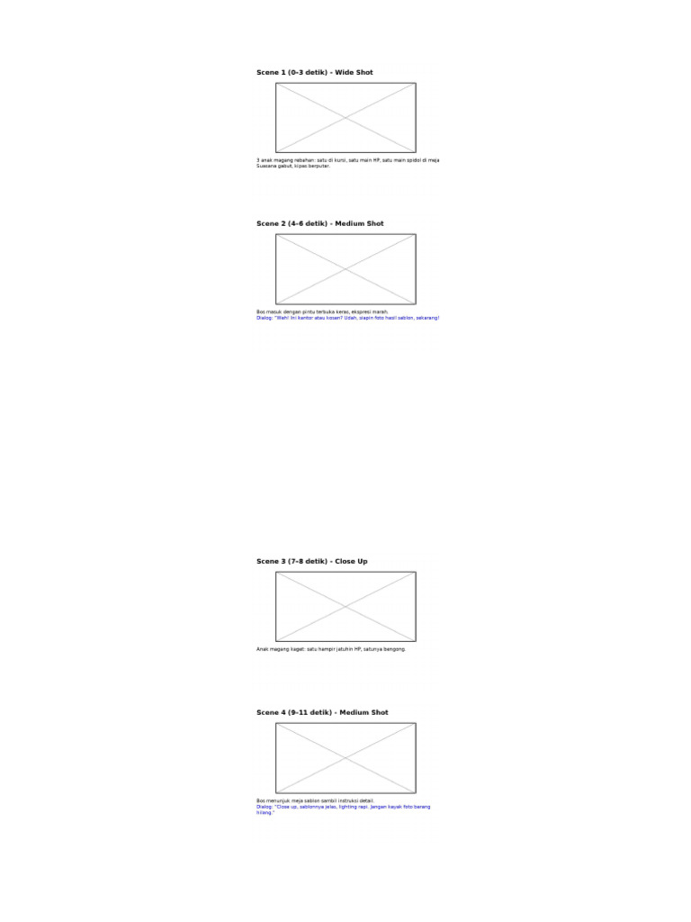 Storyboard Full Landscape | PDF