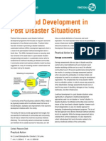 Livelihood Development in Post Disaster Situations: Process Guideline