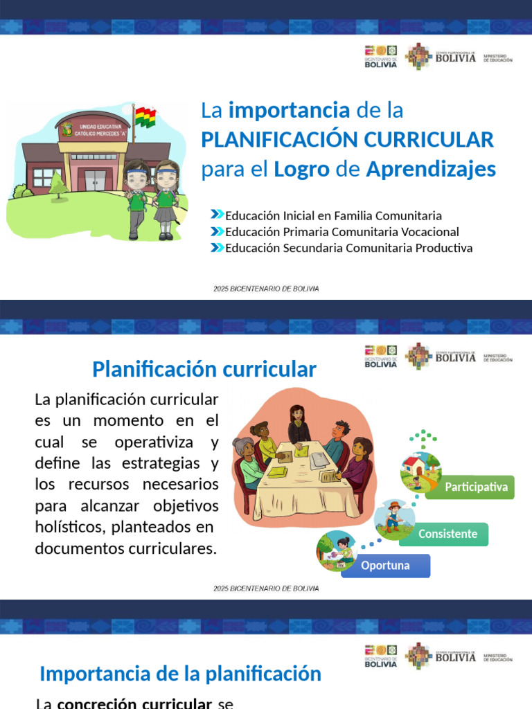 Planificación Curricular para Aprendizajes | PDF | Evaluación | Plan de ...