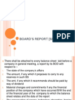 Board's Report (Sec