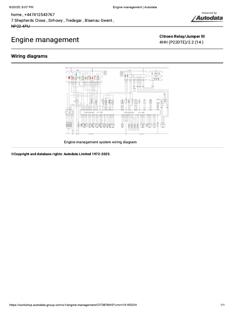 Engine Management - Autodata | PDF