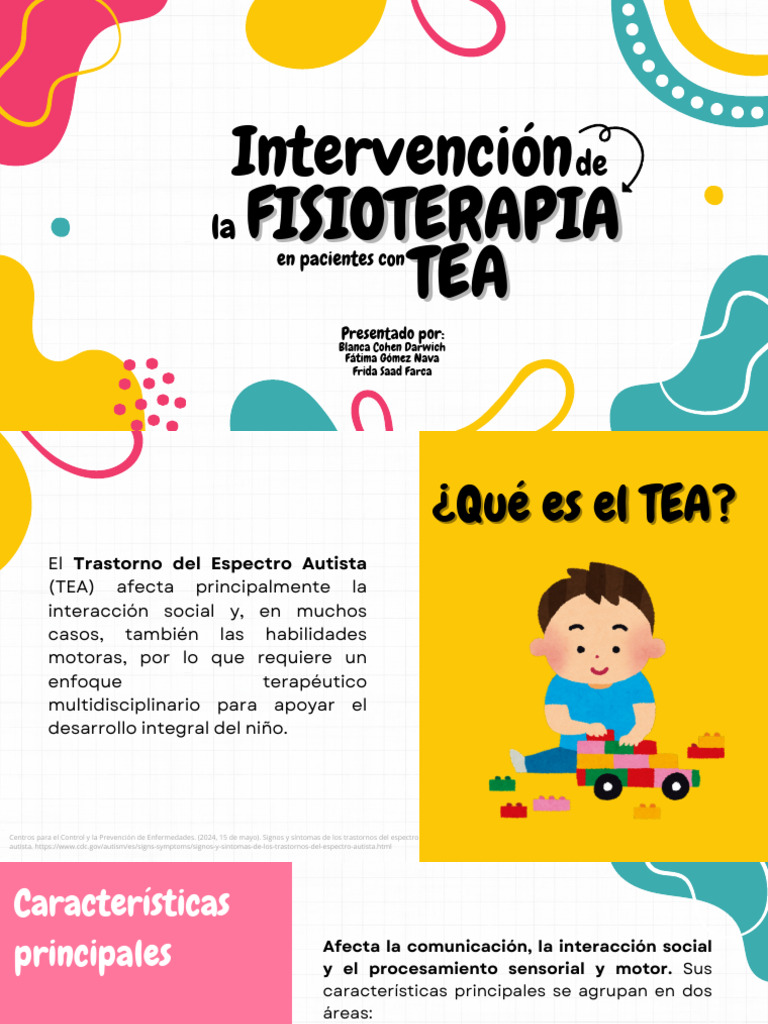 Fisioterapia en Pacientes con TEA | PDF | Autismo | Ciencia cognitiva