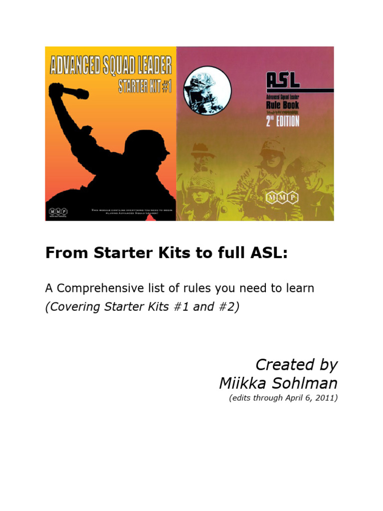 Aslsk To Asl | PDF | Warfare