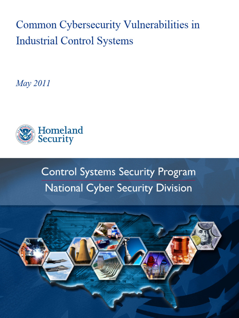 DHS Common Cybersecurity Vulnerabilities ICS 2010-Pages-1 | PDF